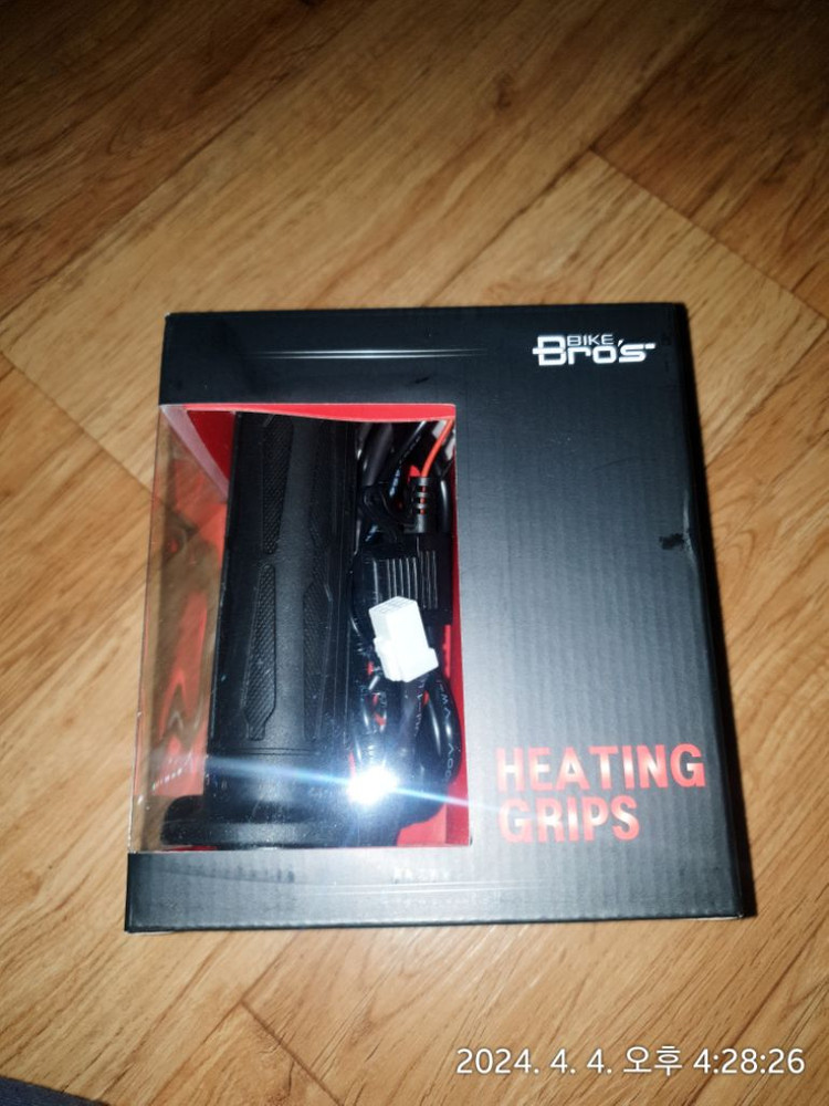 바이크브로스 5단열선 메모리 그립--0