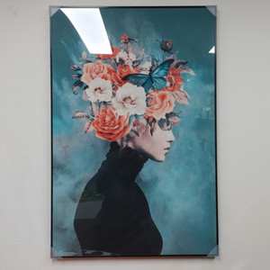 플라워 꽃 여인 대형 그림 액자 감성 인테리어소품
