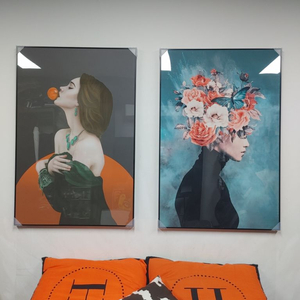 에르메스 명품 꽃 대형 그림 액자 팝아트 인테리어소품
