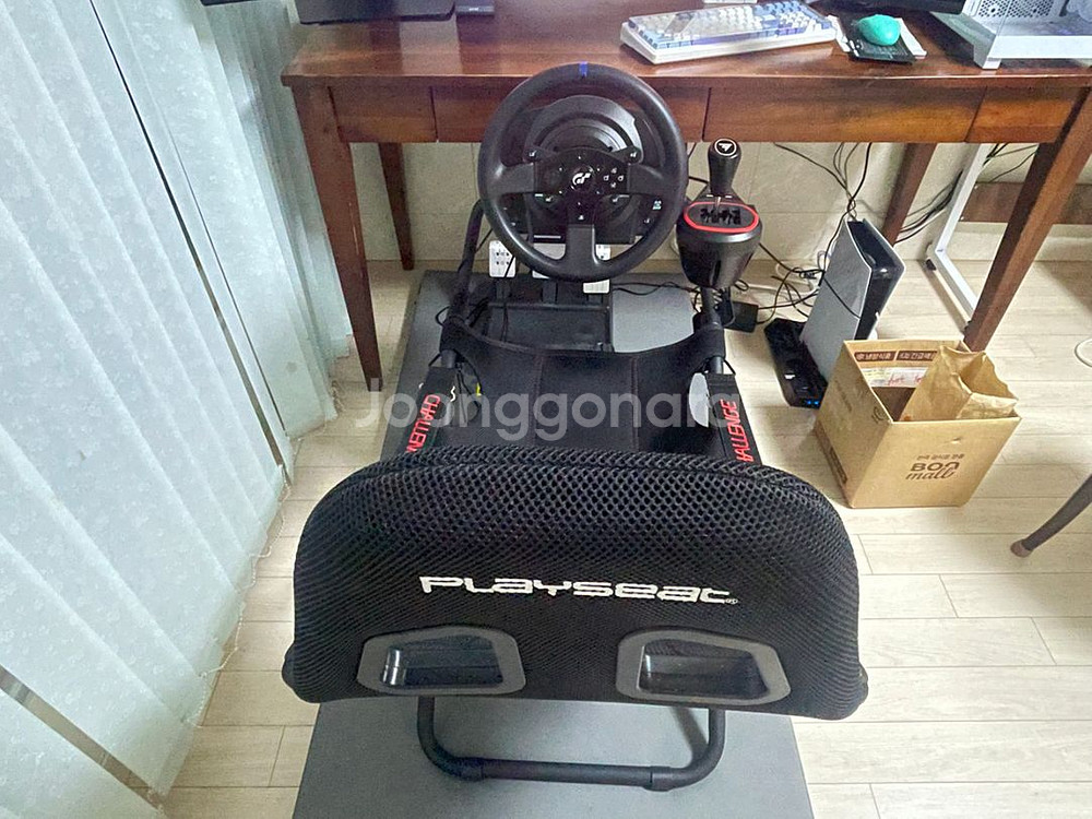 트러스트마스터 T300RS+TH8S+플레이시트 챌린지--1