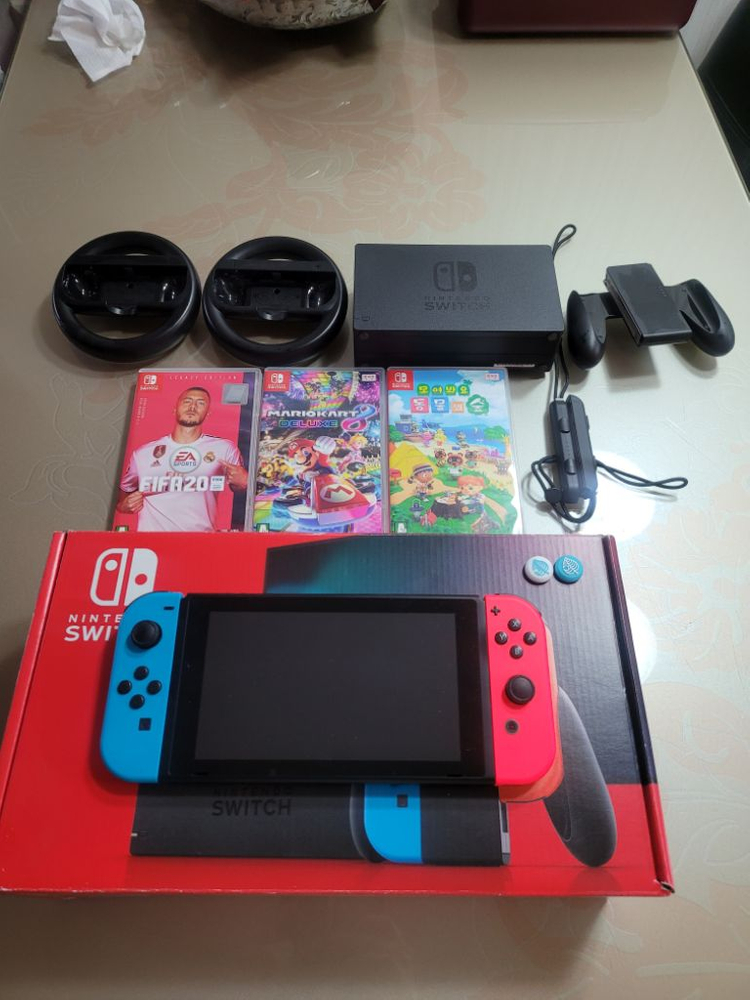 닌텐도 스위치 + CD(동물의숲)--0