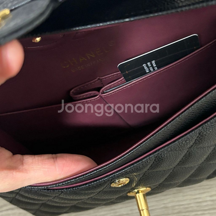 클래식 캐비어 스몰금장 명품 여자가방 핸드백--8