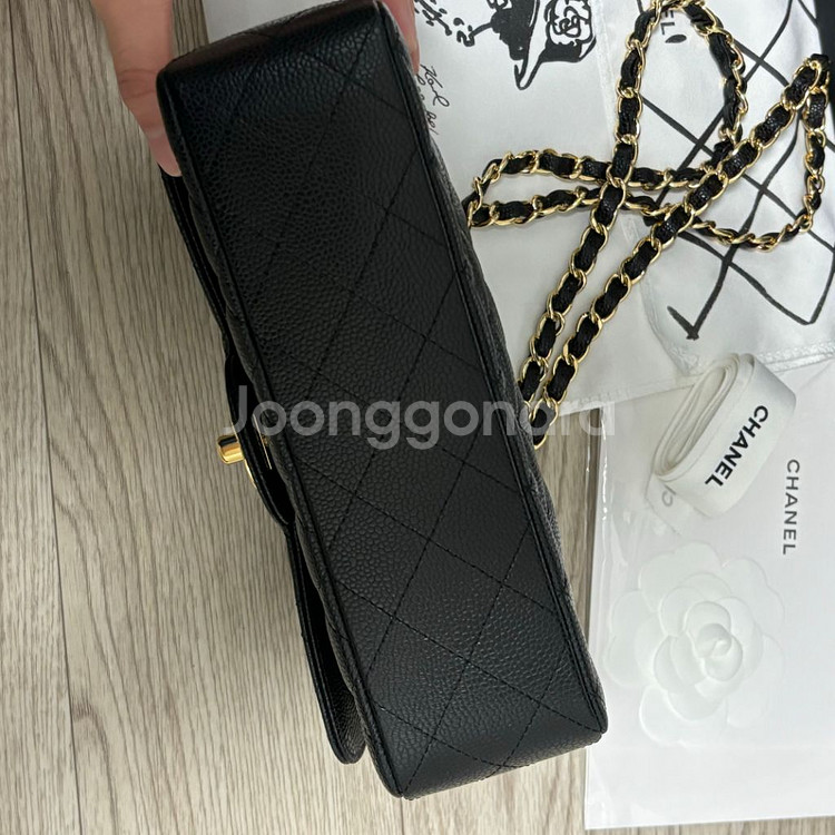 클래식 캐비어 스몰금장 명품 여자가방 핸드백--5