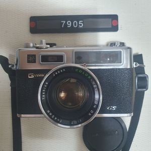 야시카 일렉트로 35 GS 필름카메라 실버바디