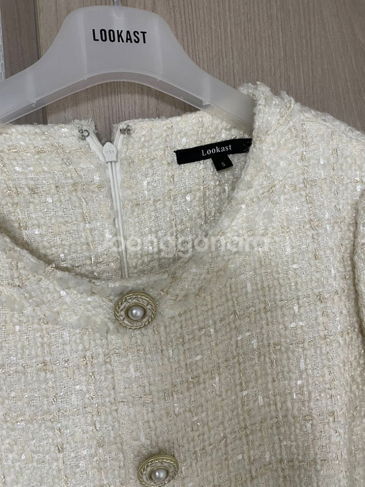 룩캐스트 LOOKAST 트위드 원피스(S size)--2