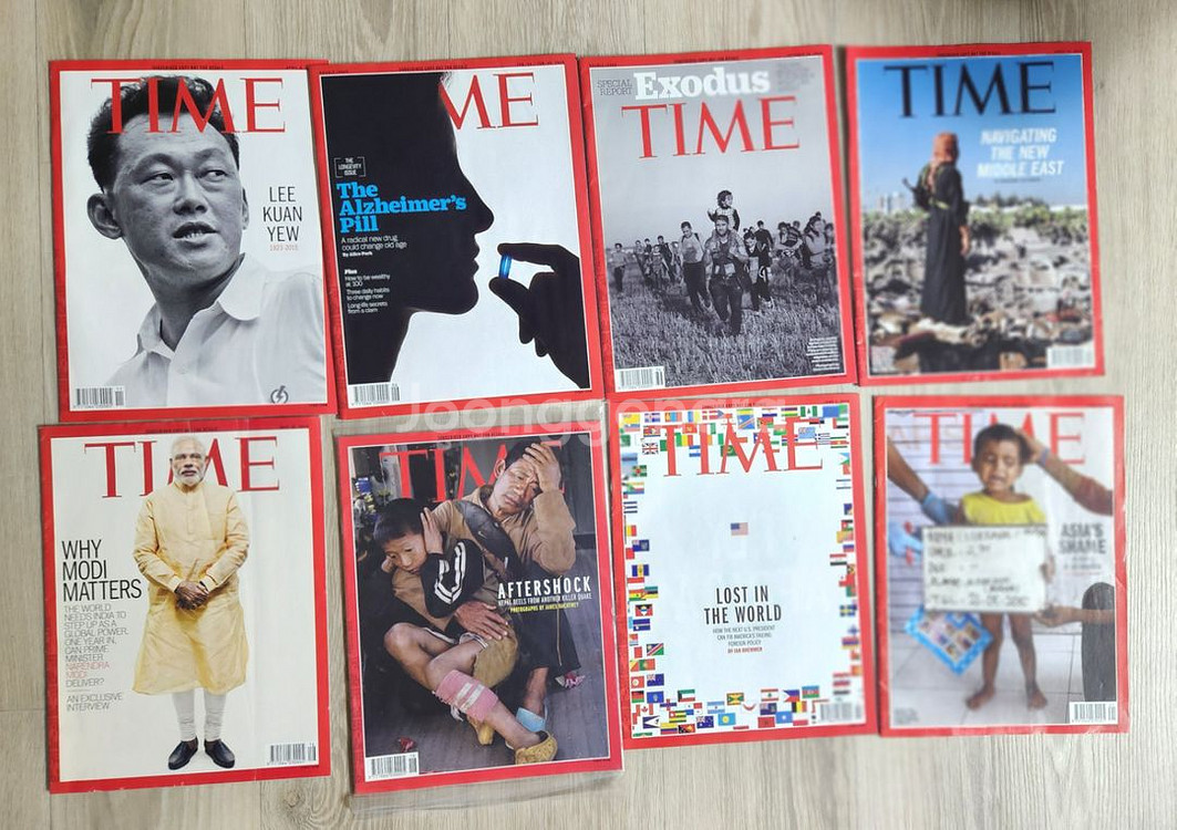 영어잡지 판매합니다 총45권 time forbes 외--3