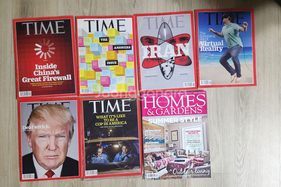 영어잡지 판매합니다 총45권 time forbes 외--4