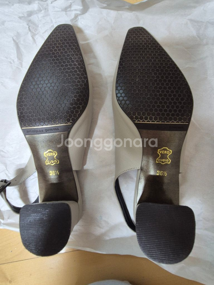 봄에 신기 좋은 슬링백 크림베이지색 235사이즈--2