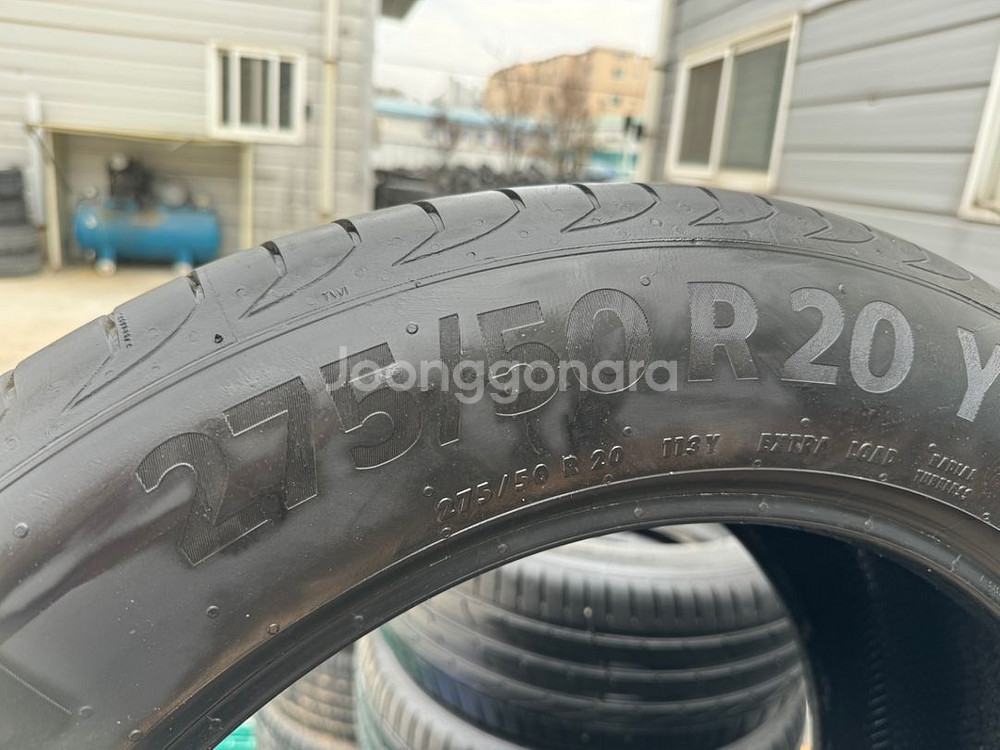 콘티 중고타이어 275 50 20 한대분 판매합니다--2