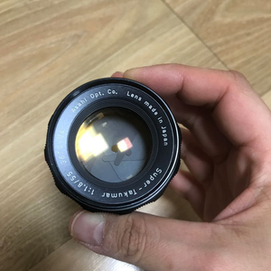 슈퍼타쿠마 55mm f1.8 올드렌즈 m42