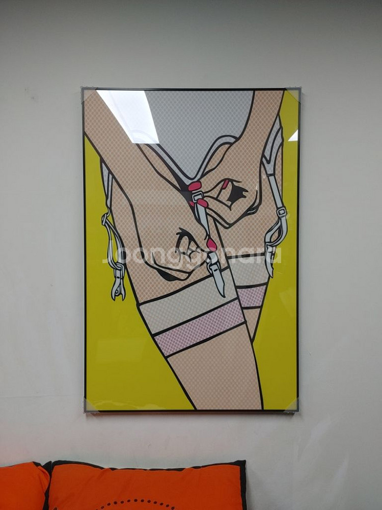 감성 가터벨트 여인 대형 팝아트 그림 액자 인테리어소품--8