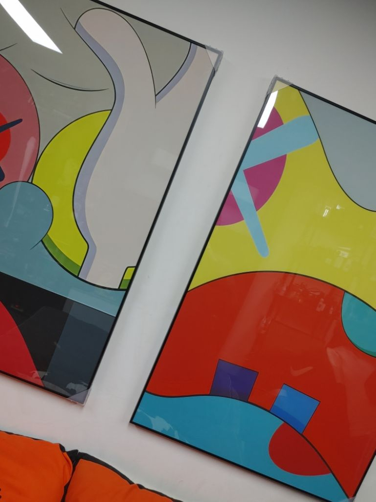 카우스 베어브릭 피규어 대형 팝아트 그림 액자 인테리어--3