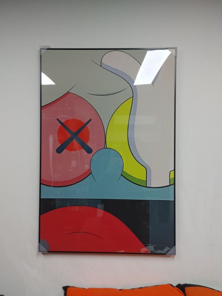 카우스 베어브릭 피규어 대형 팝아트 그림 액자 인테리어--1