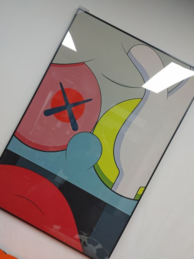 카우스 베어브릭 피규어 대형 팝아트 그림 액자 인테리어--2