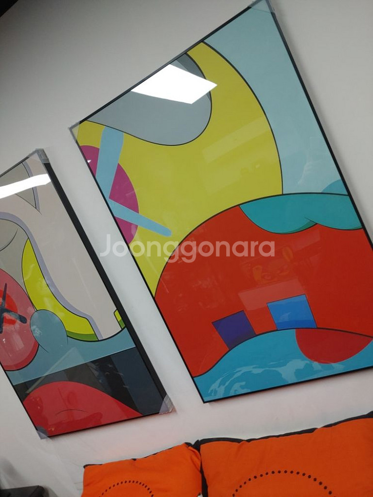 카우스 베어브릭 피규어 대형 팝아트 그림 액자 인테리어--4