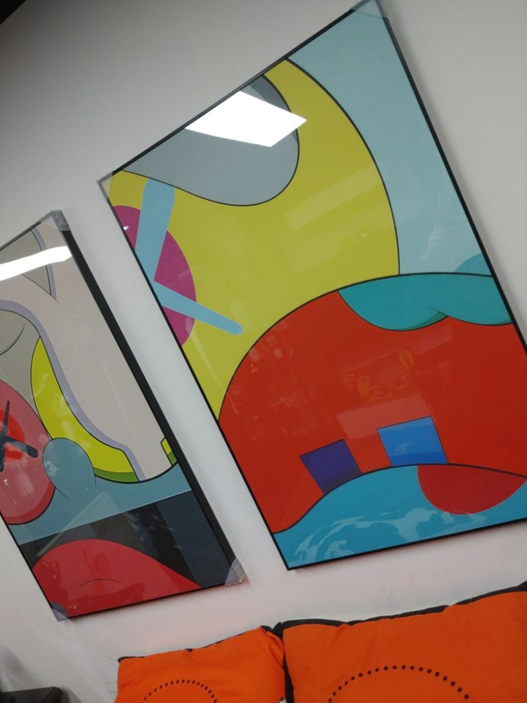 카우스 베어브릭 피규어 대형 팝아트 그림 액자 인테리어--9