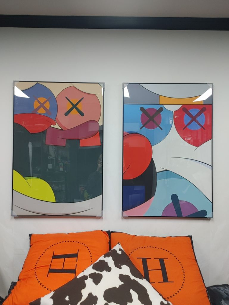 카우스 베어브릭 피규어 대형 그림 액자 그림액자 소품--7