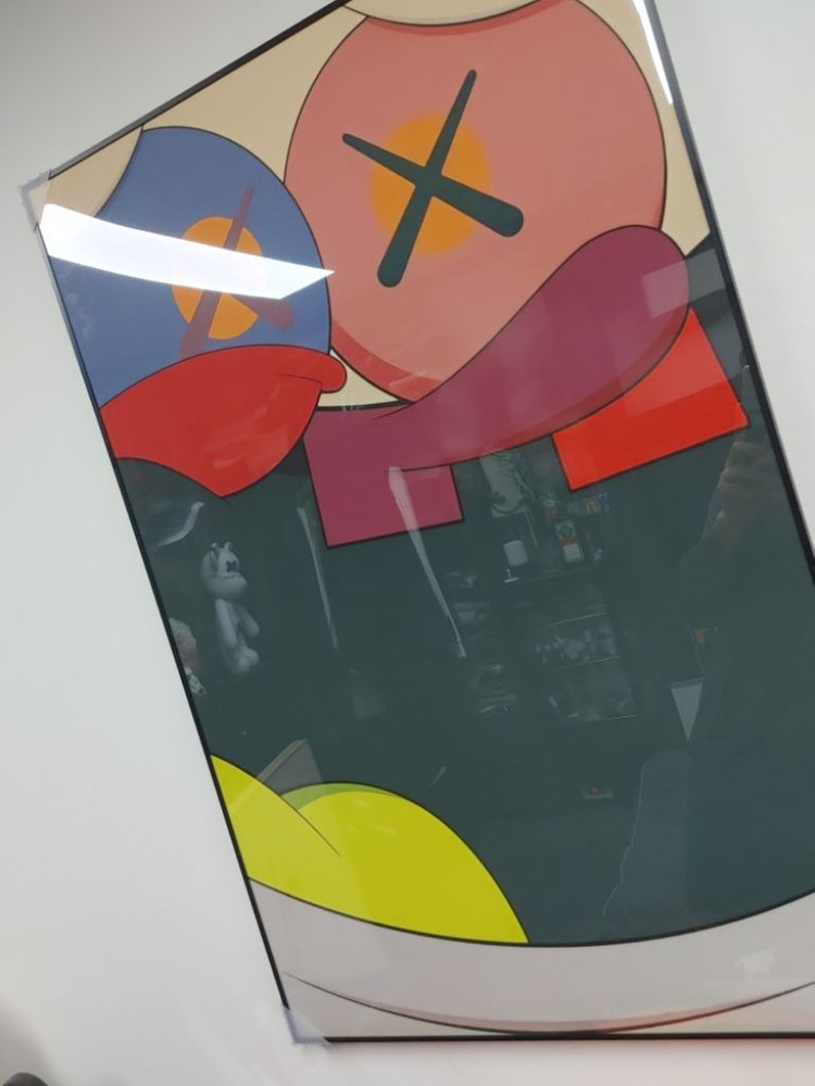 카우스 베어브릭 피규어 대형 그림 액자 그림액자 소품--1