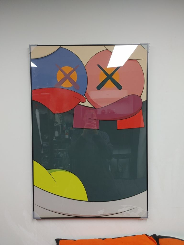 카우스 베어브릭 피규어 대형 그림 액자 그림액자 소품--2