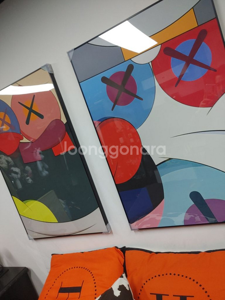 카우스 베어브릭 피규어 대형 팝아트 그림액자 그림 액자--6