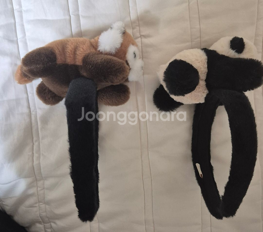 에버랜드 판다/ 레서판다 머리띠--2