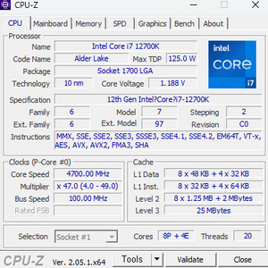 데스크탑 i7-12700k , rtx3070