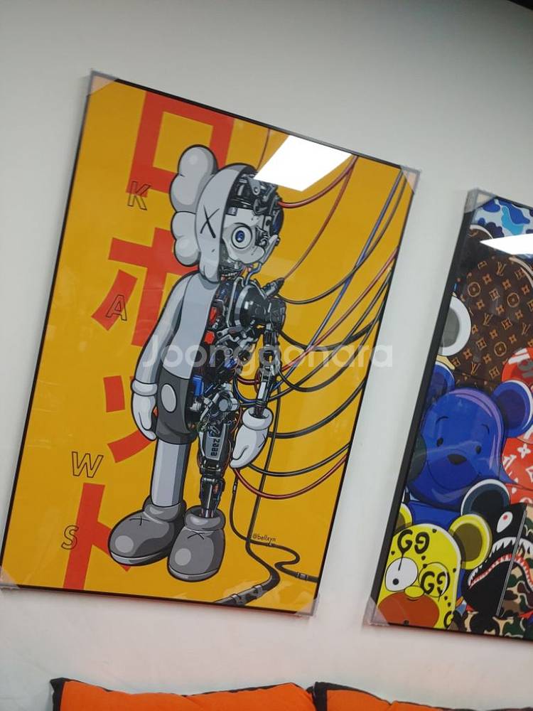 카우스 베어브릭 피규어 명품 대형 그림 액자 그림액자--2