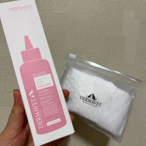 강아지 눈물자국 리무버(120ml) + 화장솜