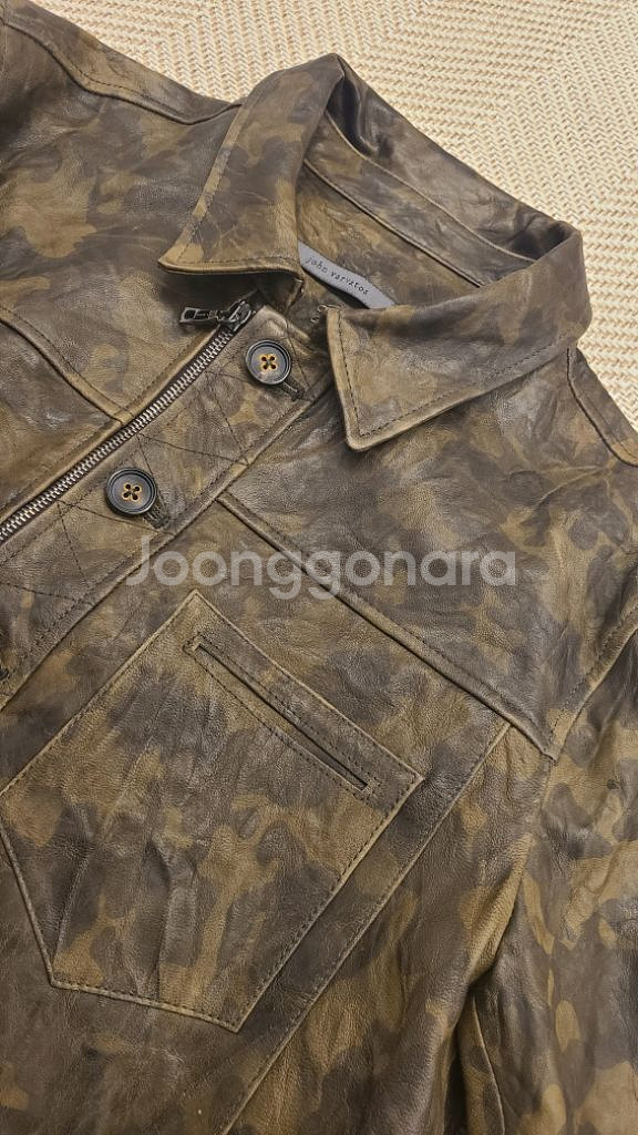 존바바토스 양가죽 라이더 자켓 새제품급--3