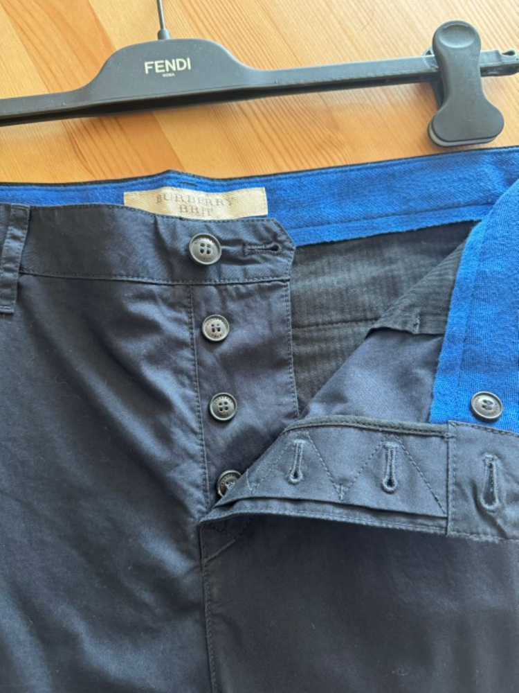 버버리 남성 면바지--3