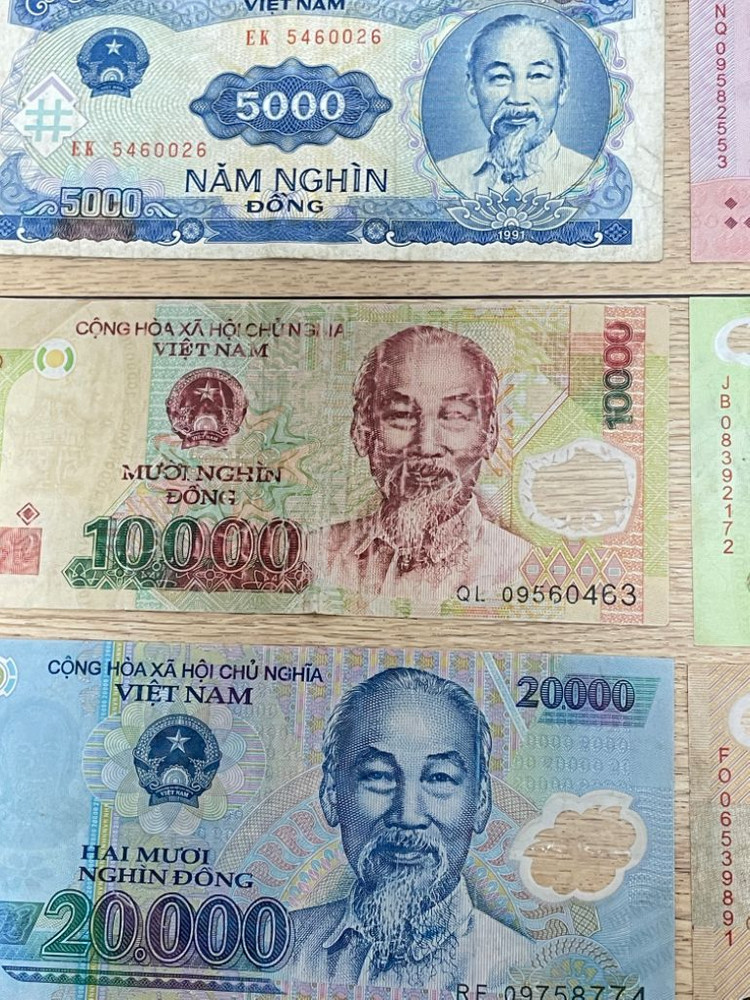 베트남 동 6장 묶음판매가격--2