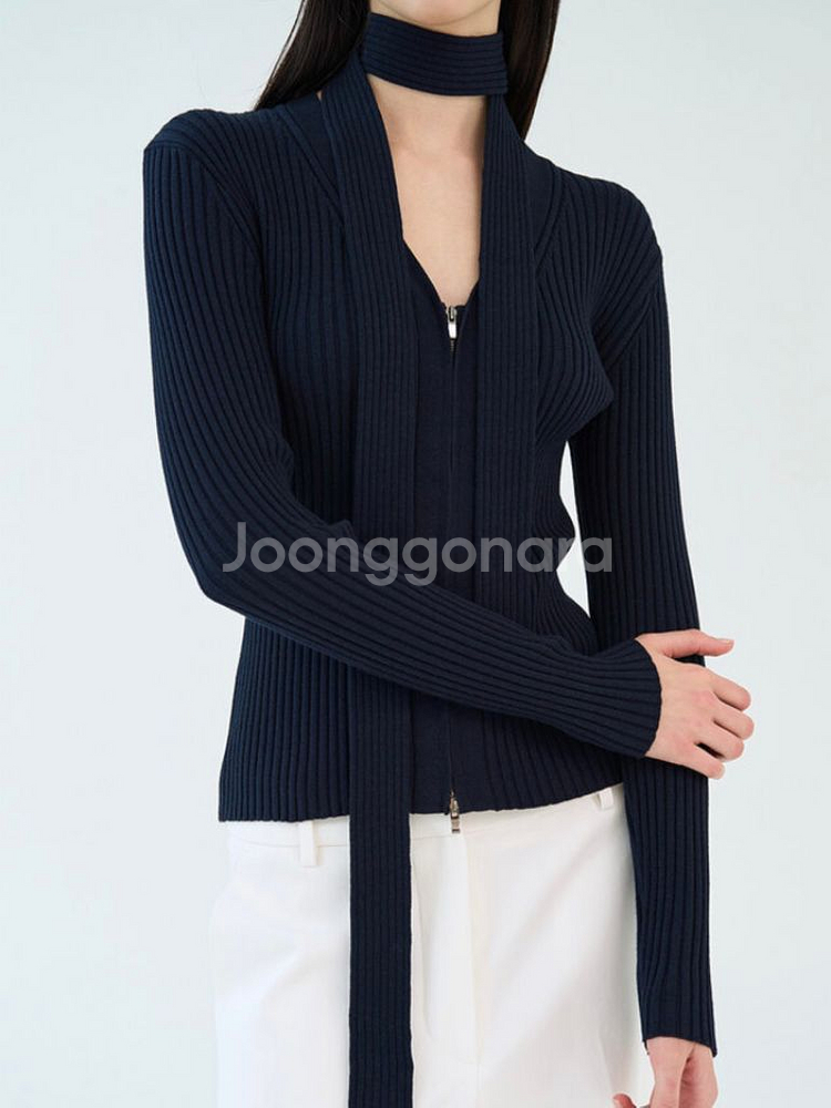 블라썸에이치(BlossomH) LUN V-NECK 집업--2