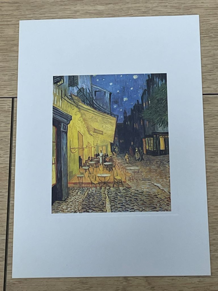 반고흐 엽서 6장/봉투 4장/일본색종이 3장 묶음판매--4