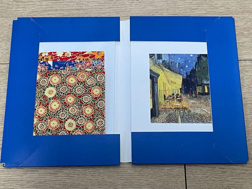 반고흐 엽서 6장/봉투 4장/일본색종이 3장 묶음판매--9