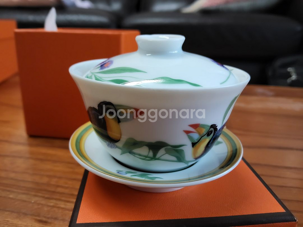 (새상품)레어템, 에르메스 투칸 개완 컵--1