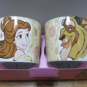 디즈니 미녀와 야수 머그 2p 세트 새상품