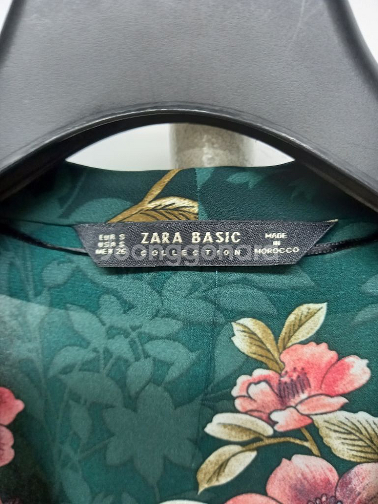 새 자라 ZARA 쉬폰 로브형 블라우스겸 가디건 55--7