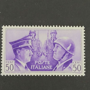 1941년 독일히틀러 뭇솔리니 제3세계동맹기념 우표(3