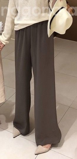 유메르 와이드 팬츠--4