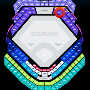 최강야구 외야 125블록 4연석