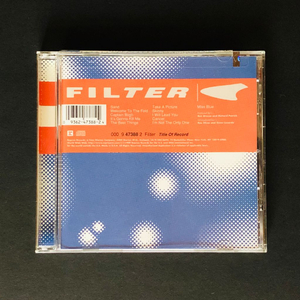 [CD중고] Filter/Title of Record