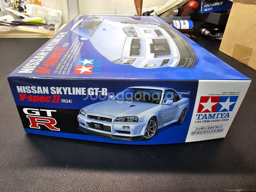 타미야 1/24 닛산 스카이라인 gt-r(R34) V스--3