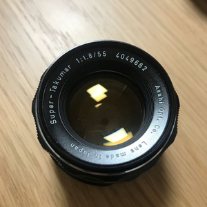 슈퍼타쿠마 55mm f1.8 플레어머신 후기형