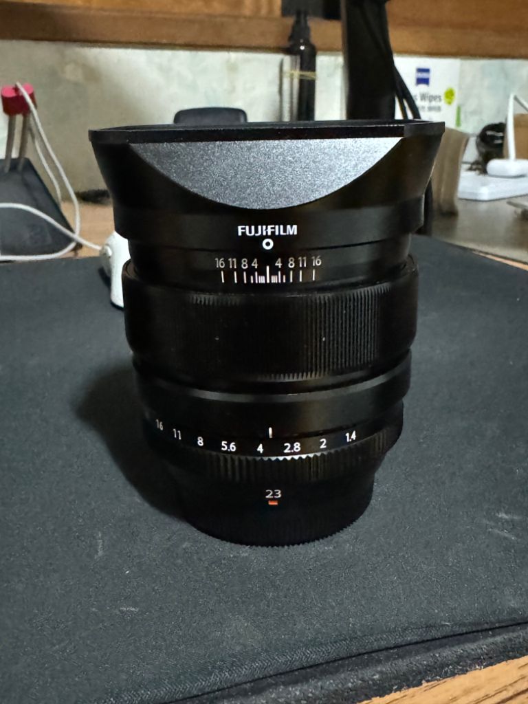 후지xf23mm1.4R구형 렌즈+정품사각후드
