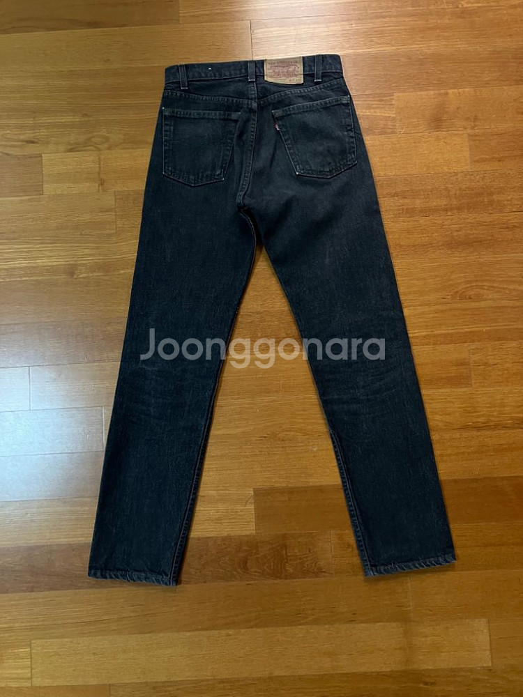 빈티지 리바이스 Levis 80s 505 블랙 데님--2