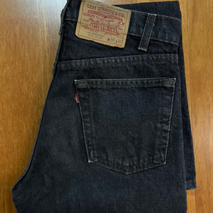 빈티지 리바이스 Levis 80s 505 블랙 데님