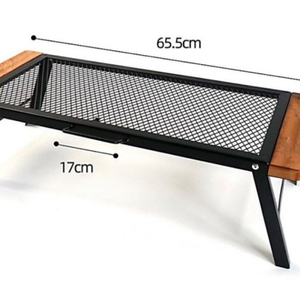 새상품) 캠핑 철재원목테이블