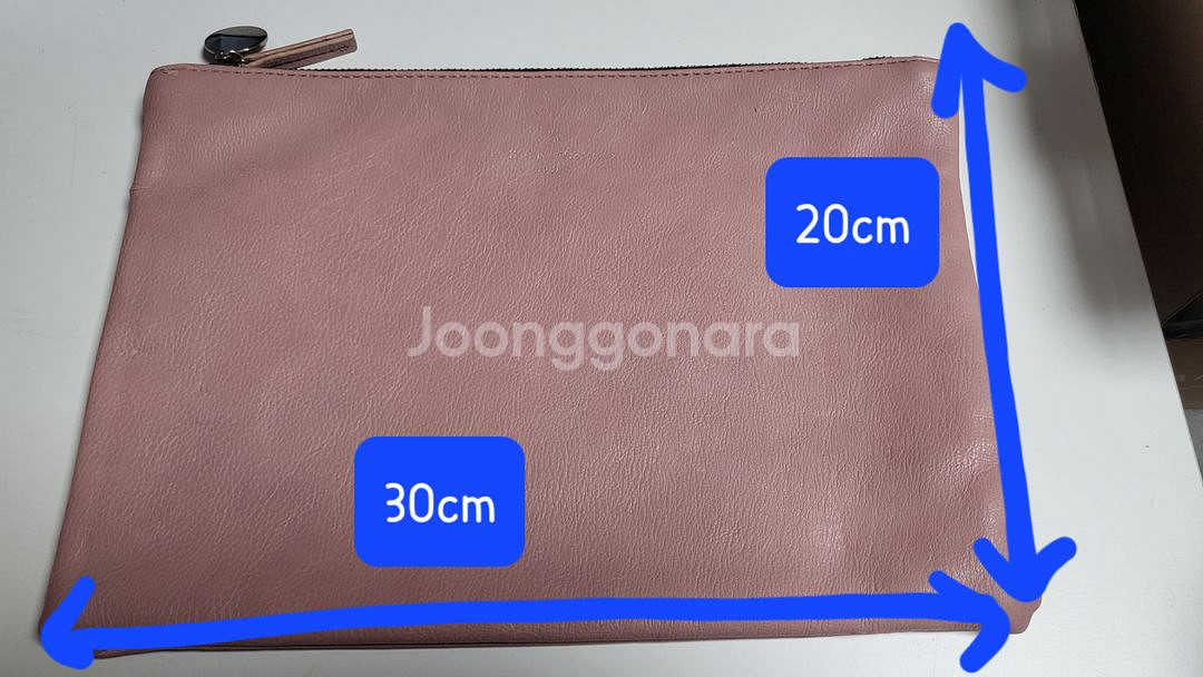 핑크 파우치 클러치백 정리함 분홍 가방 다용도가방 여행--2