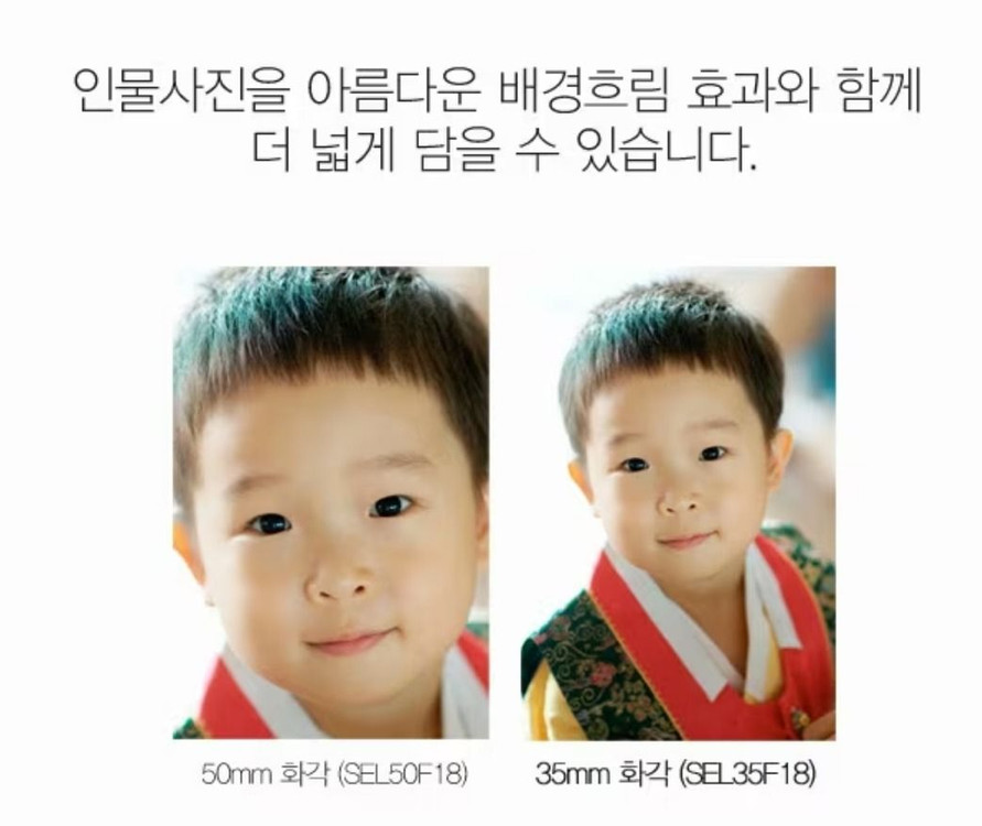 소니 정품 sel35F18 oss 35.8 카페 렌즈--1