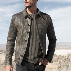 존바바토스 양가죽 라이더 자켓 새제품급